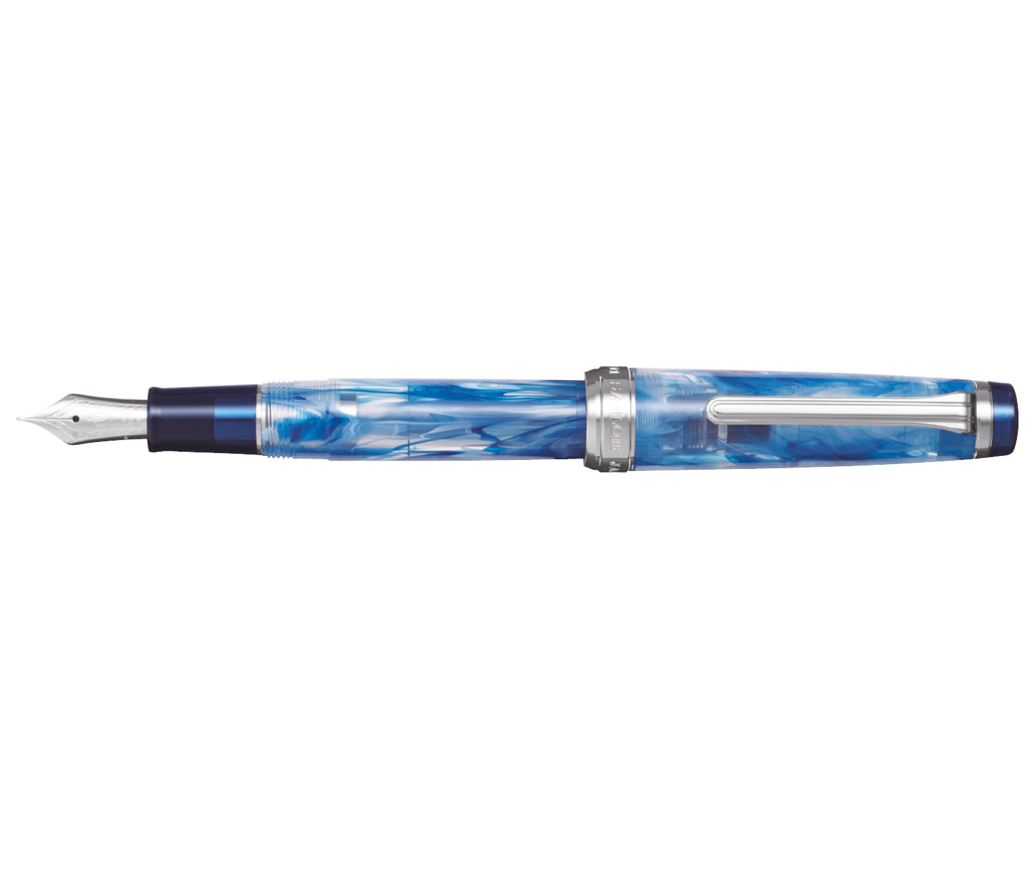 VEILIO Fountain Pen Blue - opened