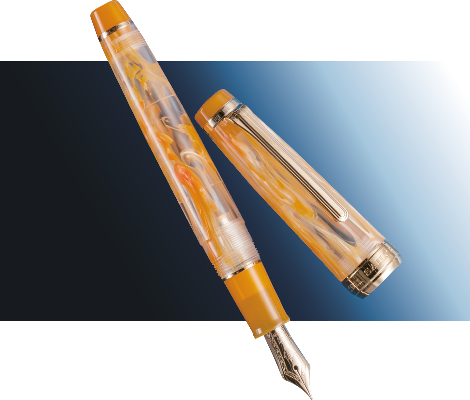 VEILIO Fountain Pen Pearl Orange