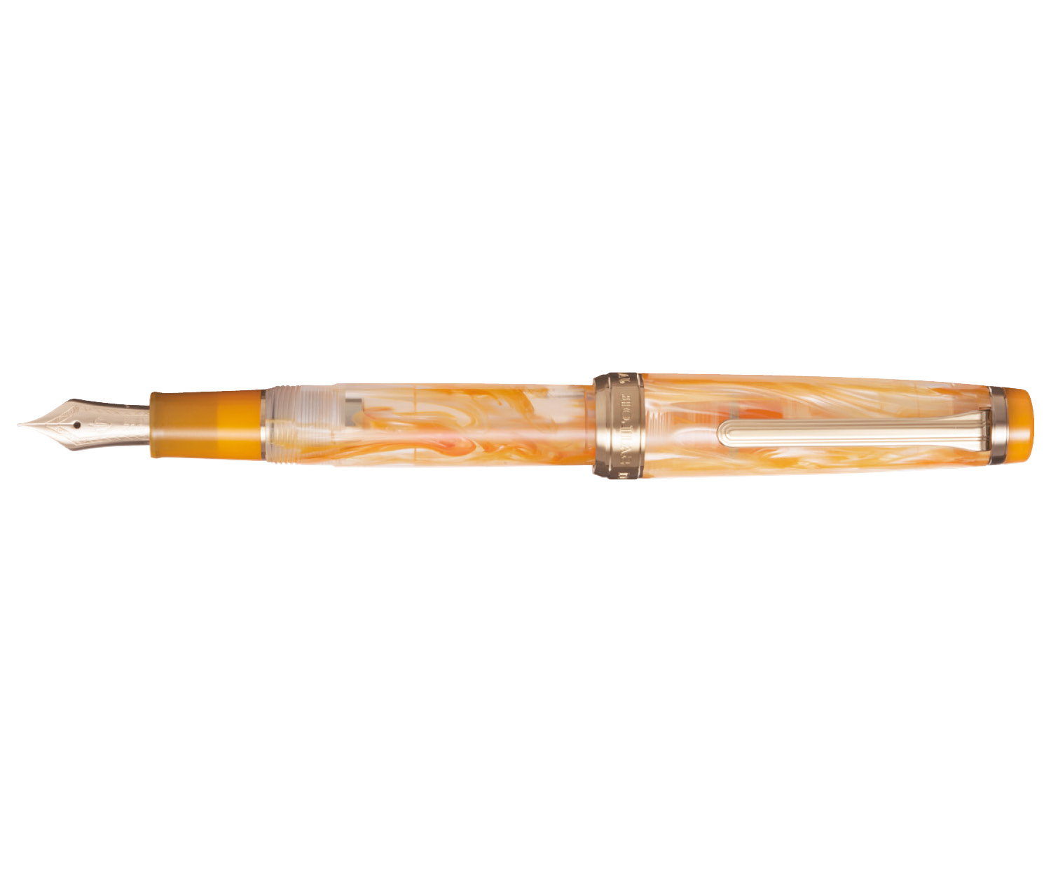 VEILIO Fountain Pen Pearl Orange - opened